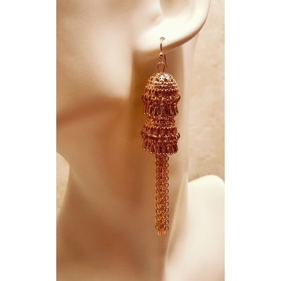 BP Bell Drop Statement Earrings - Picture 3 of 3